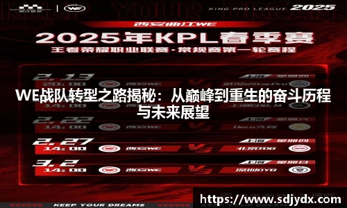 WE战队转型之路揭秘：从巅峰到重生的奋斗历程与未来展望