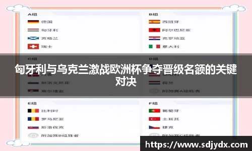 匈牙利与乌克兰激战欧洲杯争夺晋级名额的关键对决